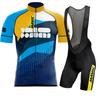 RCC MAVIC Quick-Dry Cycling Sets Mountain Bike Uniform Summer Mans Cycling Jersey Set Road Bicycle Jerseys MTB Bicycle Wear