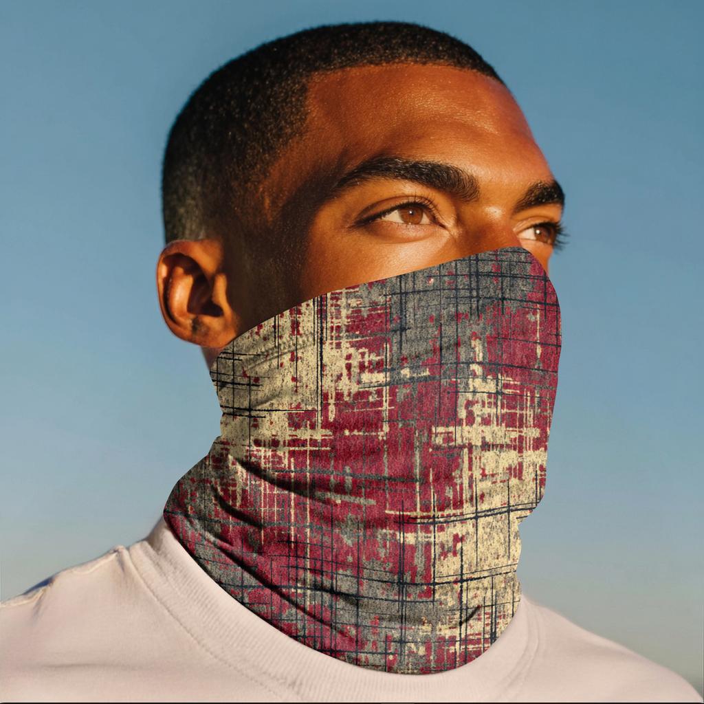 Venkovní cyklistická maska módní potištěný šátek na hlavu nákrčník