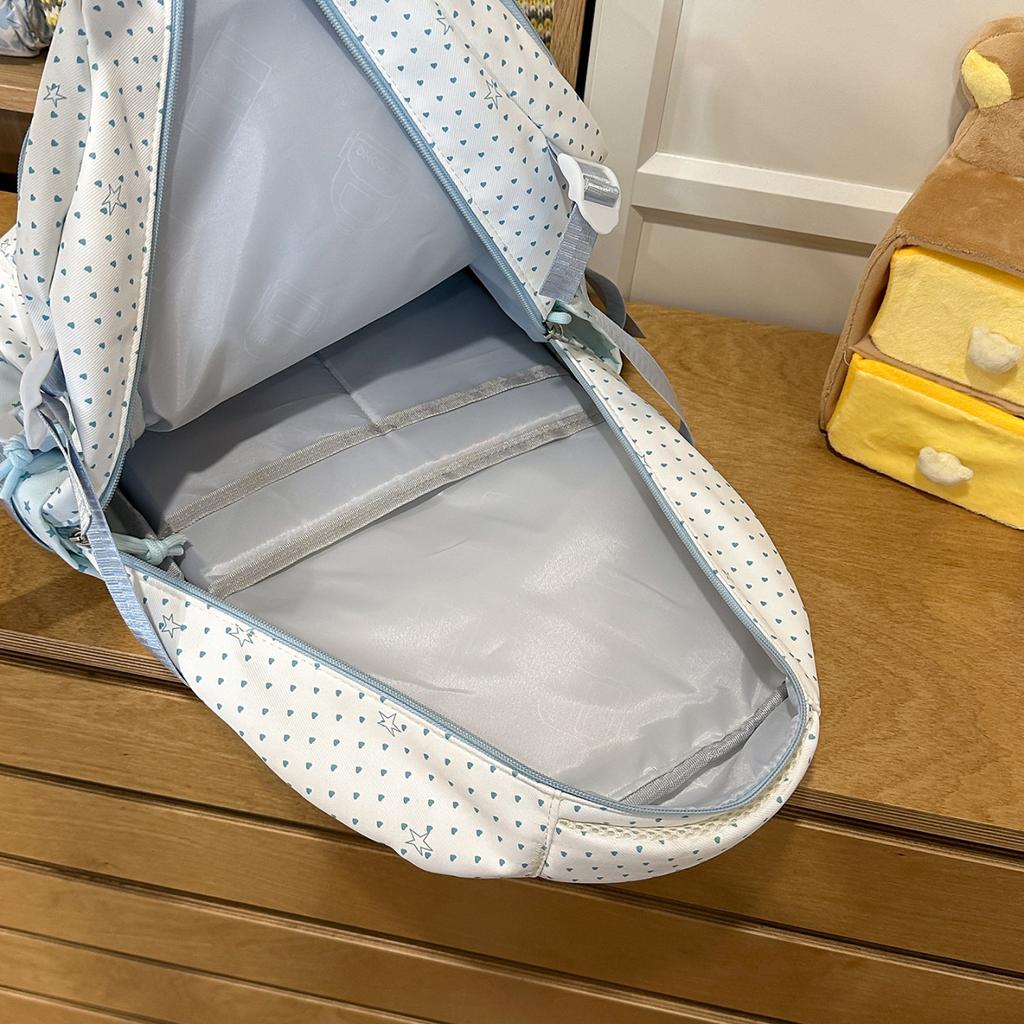 Schoolbag Star Polka Dot Backpack Female College Student School Bag Large Capacity Lightweight Korean Fresh Campus Commuter Versatile Backpack