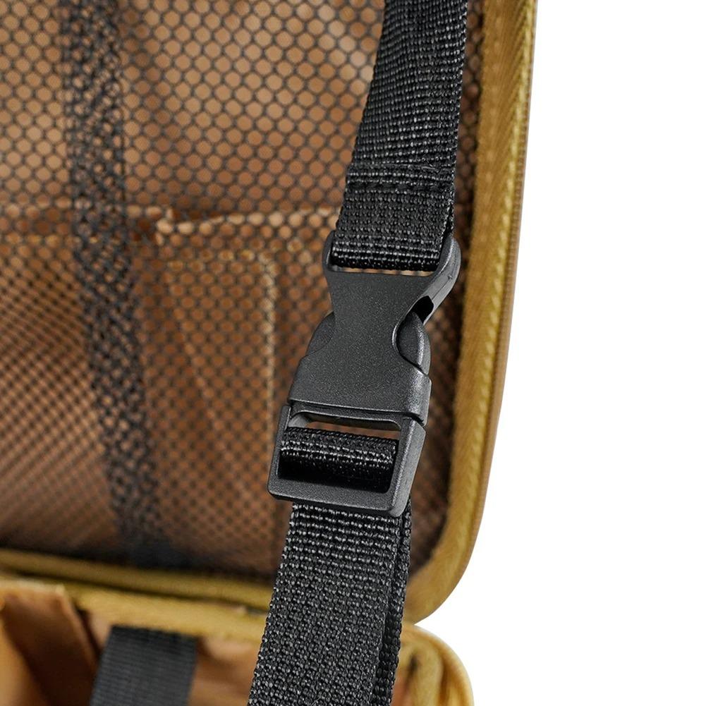 30l Camping Cooking Utensil Organizer Large Capacity Hard Picnic Storage Bag Detachable Multifunctional Utility Camping Supplies