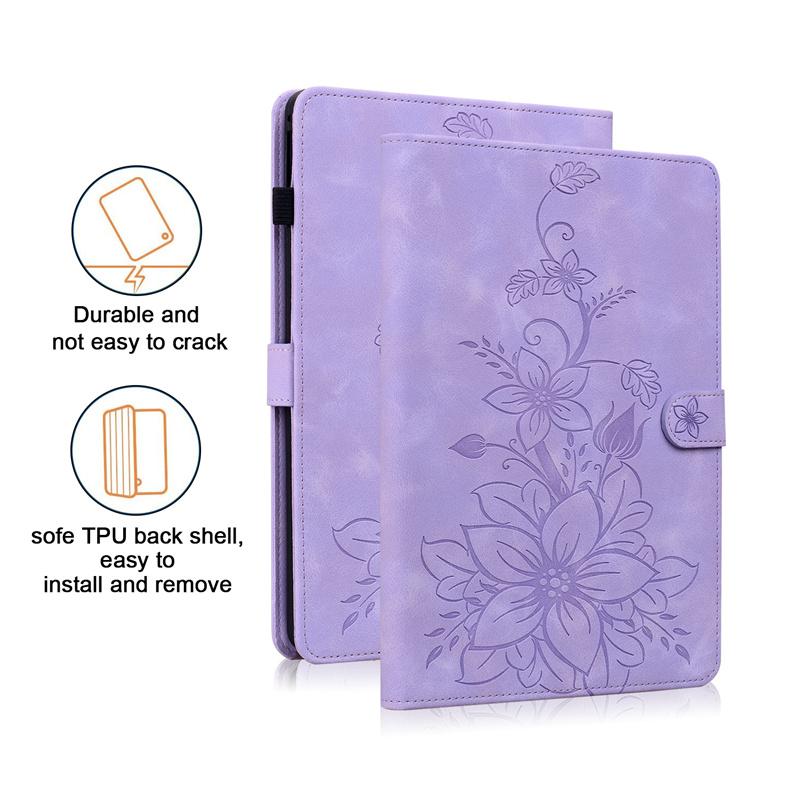 For Samsung Galaxy Tab S10FE Plus 13.1 Inch Cover For Galaxy Tab S10FE+ Case 13.1 X620 X626B Soft TPU Wallet Card Slots Funda