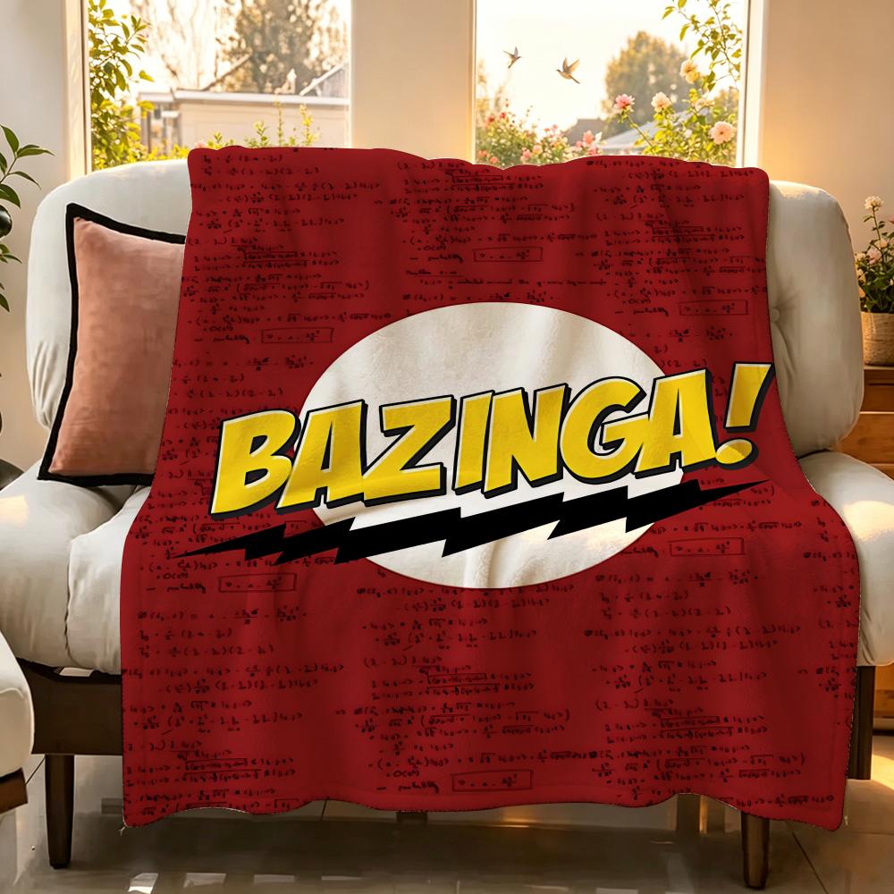 Drama T The B Big B Bang T Theory Throw Flannel Throw Blanket Suitable for Sofa Living Room Bedroom