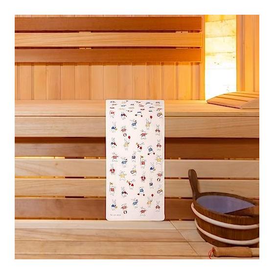Fluffy Tenugui Ten-Person Rabbit Color Hand Towel Parade [4941] Double Gauze Tenugui 100% Cotton White Size: Approx. 32x89cm Yoko Matsumoto