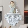 European Creative Resin Wall Hanging Angel Modeling Living Room TV Wall Decoration Arts and Crafts Shelf Partition