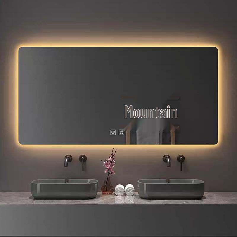 Modern Minimalist Multifunctional Smart Bathroom Mirror with Defogging and Light