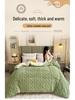 Thickened Lambswool & Milk Velvet Quilt - Cozy Winter & Versatile Spring/Fall Blanket for Twin or Dorm Use