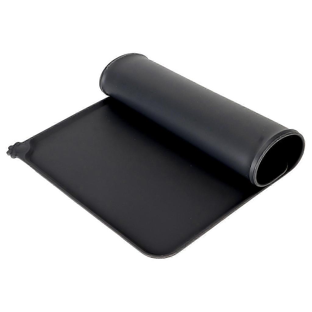 Tappetino in Silicone per Alimentazione Animali Domestici Impermeabile Previene Scivolamenti e Versamenti Pieghevole Tovaglietta per Alimentazione Animali Domestici per