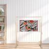 Large Adjustable Floor Embroidery Stand, Professional Craft Embroidery Hoop Holder, Freestanding Sewing Frame for Tapestry