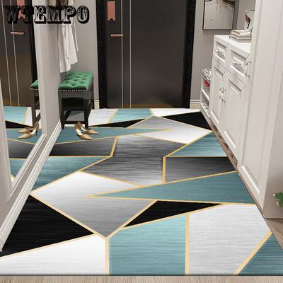 Simple Living Room Entrance Large Area Decoration Mat Abstract Geometric Rug Bedroom Bedside Full Carpet