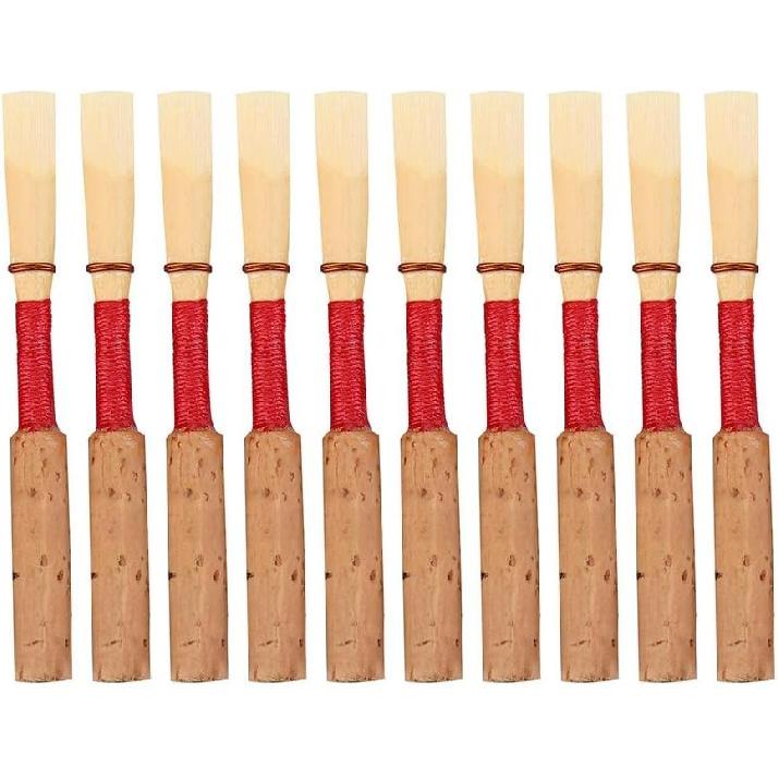 Bamboo Oboe Reeds, 10pcs Medium Strength Soft Handmade Oboe Reeds Instrument Replacement Accessory Great for the Beginning Oboist and Oboes
