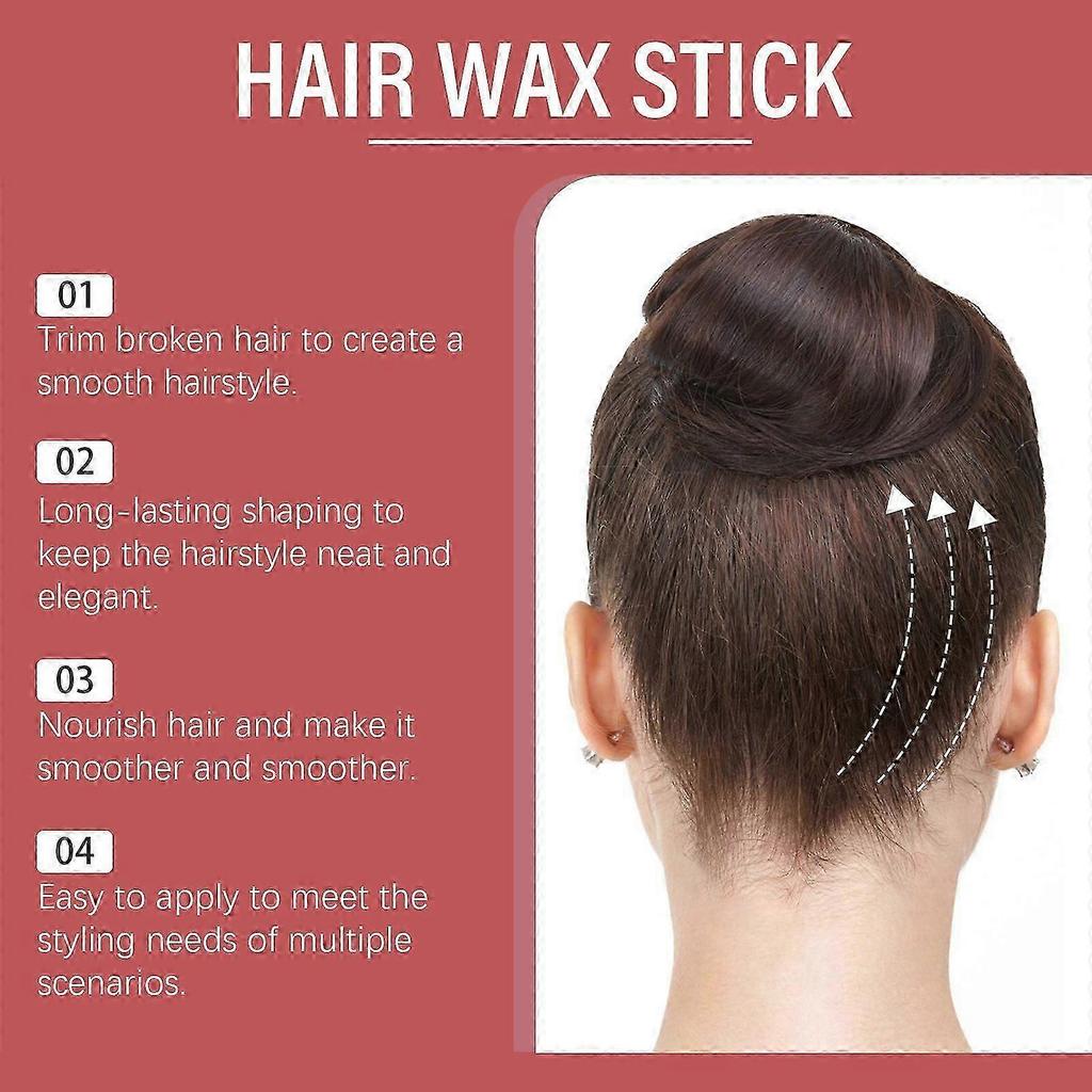 75g Professional Hair Wax Stick for Strong Hold Styling and Edge Control - Unisex