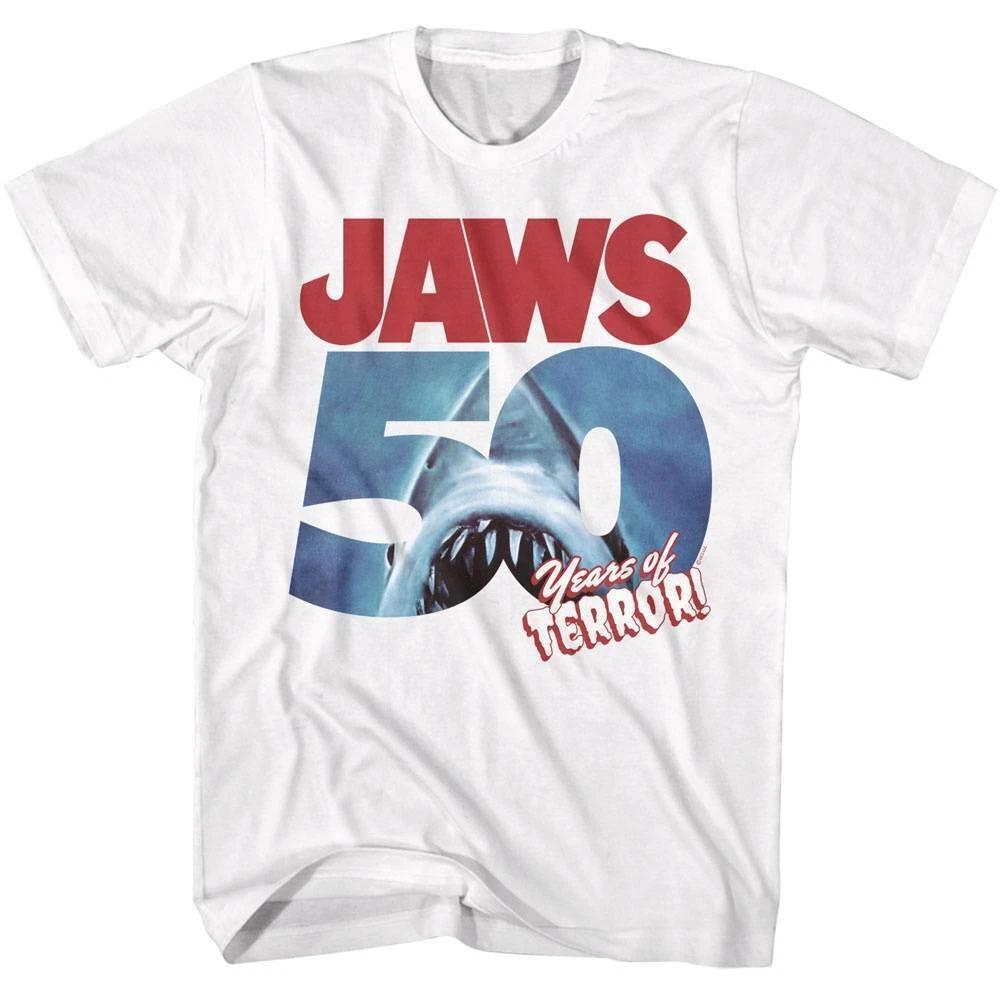 Jaws 50 Years of Terror Men s T Shirt XL