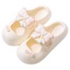 Warm edge cute hole shoes women's summer student home wear non-slip thick-soled soft-soled Mary Jane bag head drag