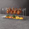 Stainless Steel Chicken Leg Rack Grill Holder 12 Holes For BBQ