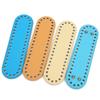 PU Leather Oval Bottom for Knitted Bag Base Handmade Bottoms DIY Women Weave Handbag Shoulder Crossbody Crochet Bags Accessories
