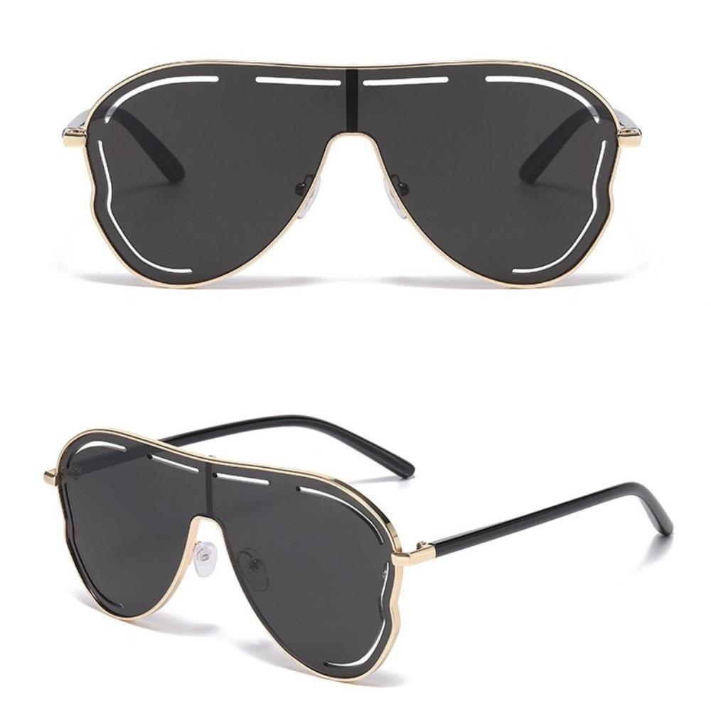 Y2K Pilot Sunglasses Big Frame Anti-UV Glasses Classic Women Sunglasses  Outdoor
