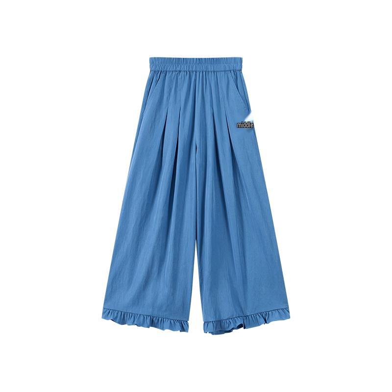 Teenie Weenie Kids  Girls  Casual Lyocell Blend Wide-Leg Long Pants 130