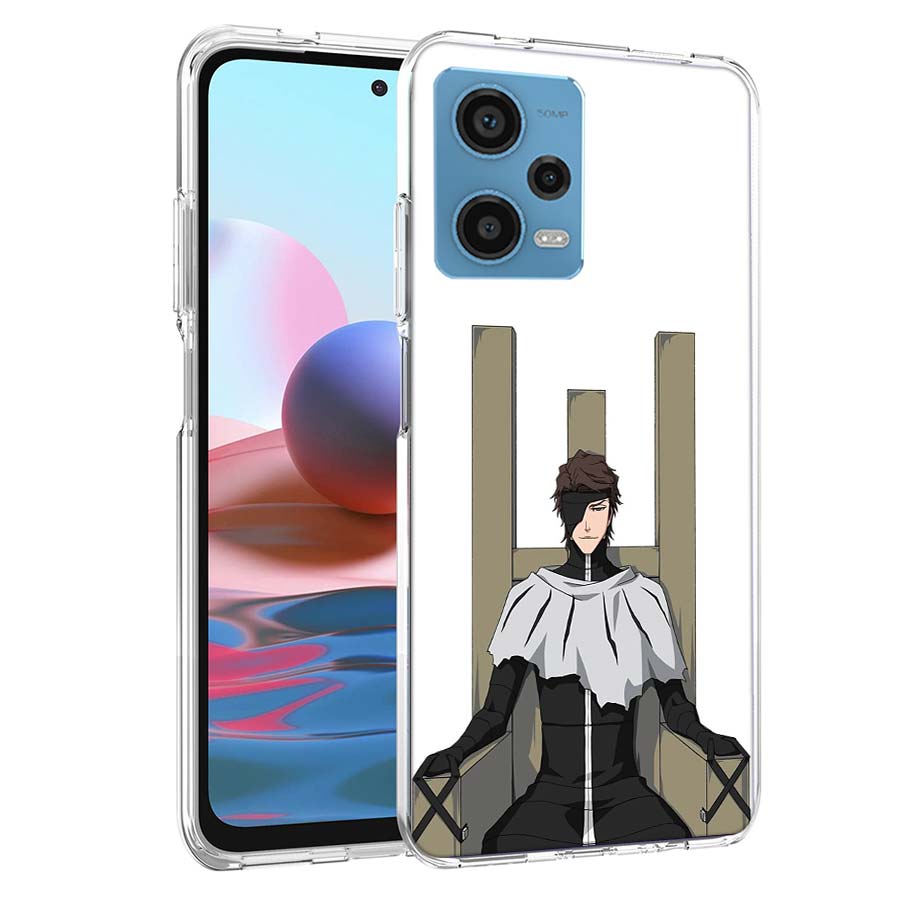 Bleach Aizen Sousuke Phone Case For Redmi Note 13 12 14 15 Pro Plus 13R 11 11T 11E 11S 10 Pro 10S 9 9S Cover Cell Clear TPU Capa