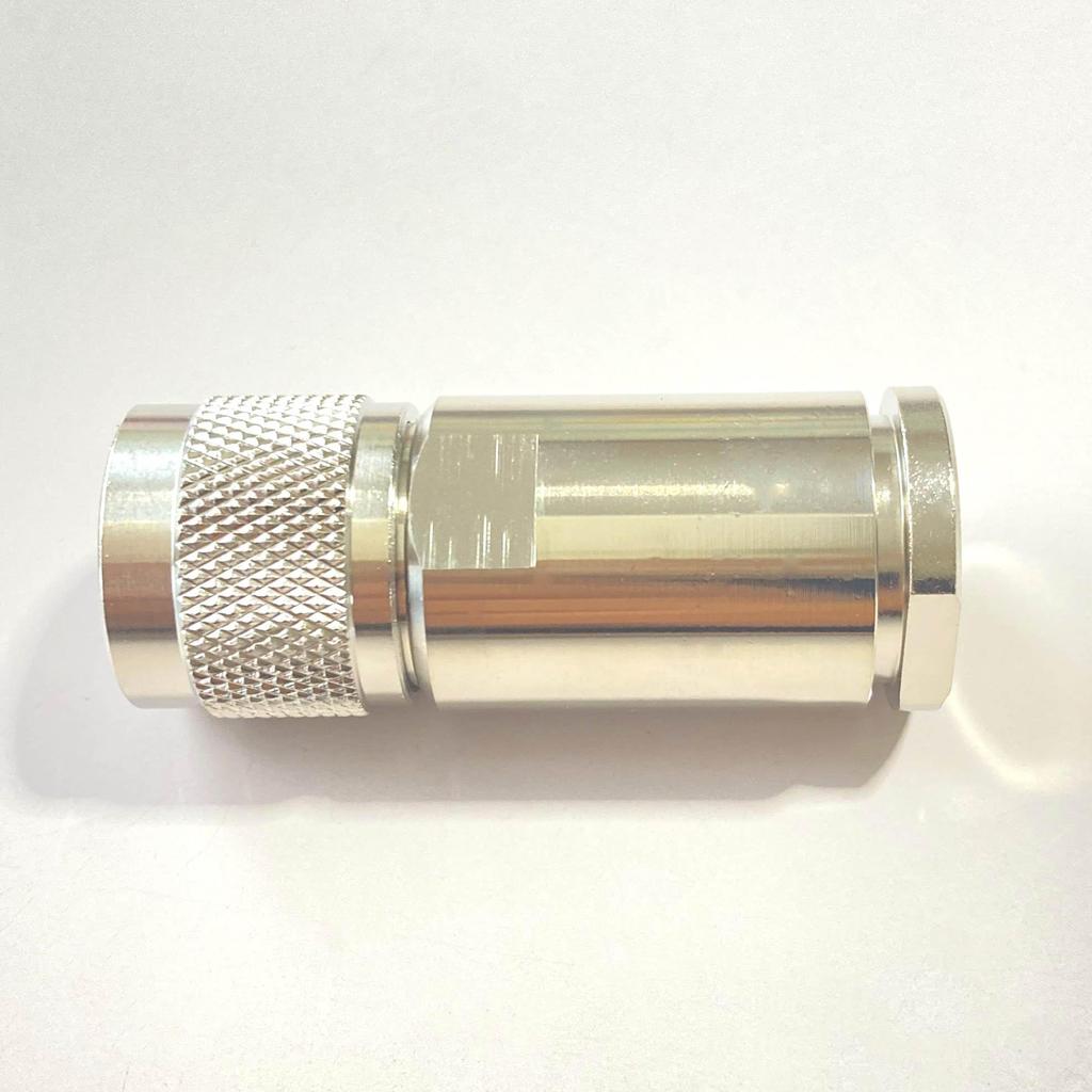 N-Type Male Connector for 10D, NP-10, Pure Copper Gold-Plated Inner Conductor, High-Heat Resistant PTFE Teflon Insulation, N-Type Connector, NP