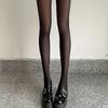 Fake Translucent Pantyhose Non Fleece High Waist Anti-snag Slim Pantyhose Women's Stockings & Hosiery Sexy Black Grey Pantyhose