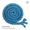 10mm Colored Cotton Rope - 1cm Thick Braided Rope for DIY Crafts, Weaving, Curtain Bundling, and More