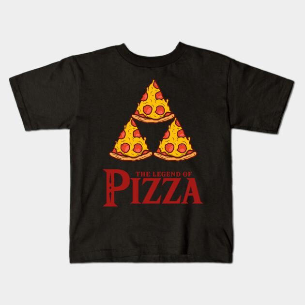 Boys Girls Soft Cotton Graphic Tees The Legend Of Pizza T-shirt Breathable Daily School Wear Kids T-Shirts