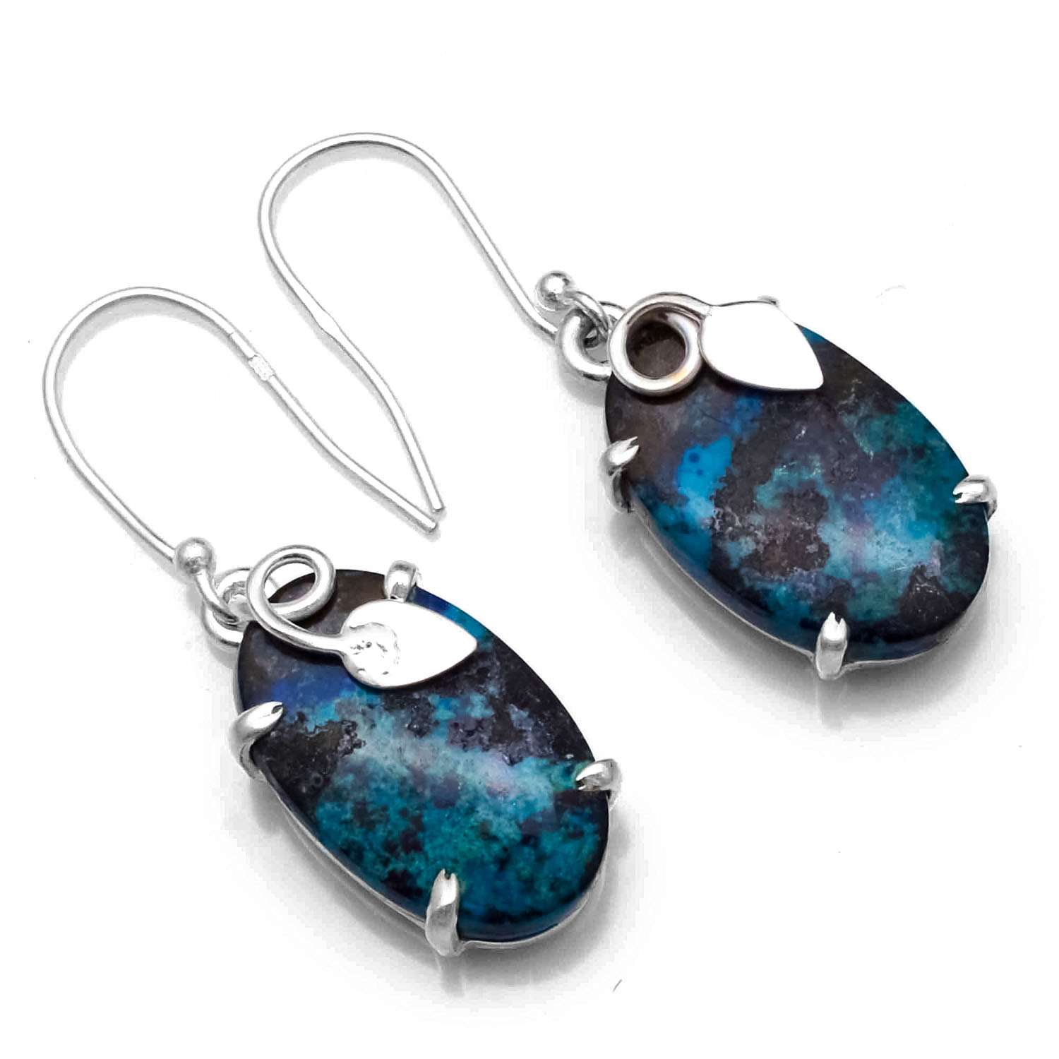 

Серьги с драгоценными камнями Turquosie, твердые серьги из стерлингового серебра 925 пробы, серьги ручной работы, ювелирные изделия, подарок для женщин и девочек, E-936