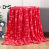 Winter Christmas Blanket Snowflake Elk Printed Thickened Plush Machine Washable Office Nap Dormitory Home Bed Sofa Travel Cozy Warm Blanket