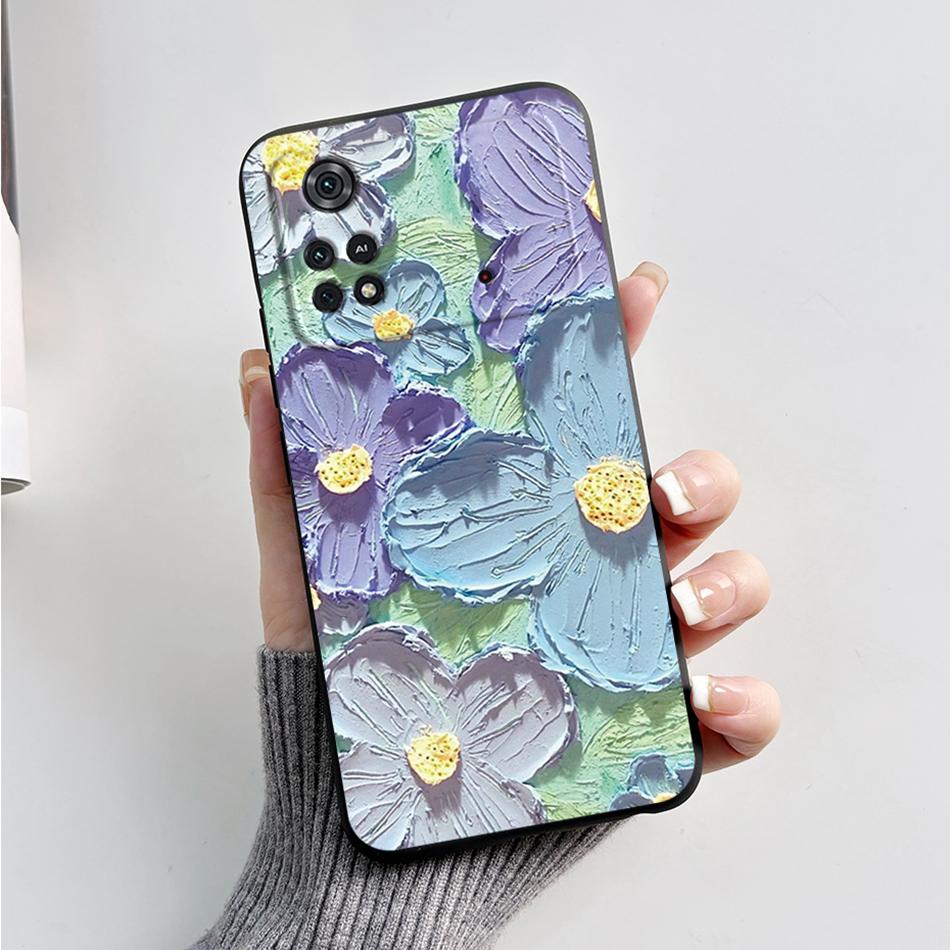 For Xiaomi Poco M4 Pro 4G Case Cute Cartoon Frog Cover Soft Silicone Phone Case For Xiaomi Poco M4 Pro PocoM4 5G Fundas Bumper
