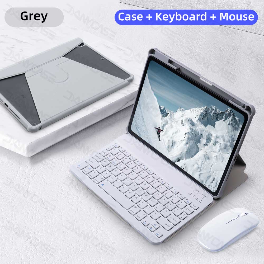 Magnetic Keyboard Case For iPad Pro 11 Air 4/5 10.9 10th 10.5 10.2 9/8/7th Generation Transparent Cover With Keyboard Mouse