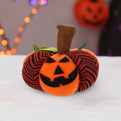 Pumpkin Head Atmosphere Decoration Halloween Non Woven Pumpkin Doll Ball Party Funny Decoration Props Home Desktop Doll