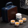 Panda-Themed Jade Tea Set 2024: Cultural Sichuan Travel Set - Perfect for Home, Outdoor Use & Gifts