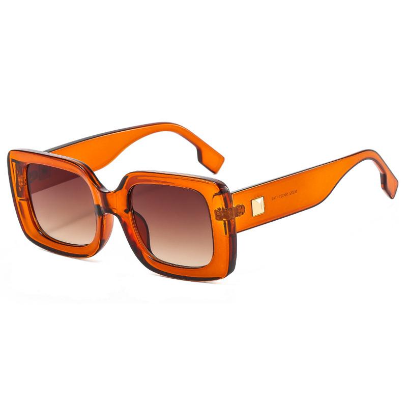 Vintage Rectangle Sunglasses UV400 Protection Square Frame Designer Shades for Women Men Retro Style only 1pcs sunglasses