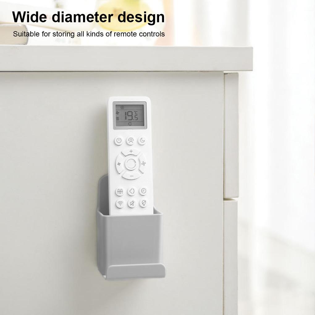 Organizator de telecomandă pentru sufragerie, baie, bucătărie, montare pe perete, suport pentru controler cu orificiu de încărcare pentru hotel