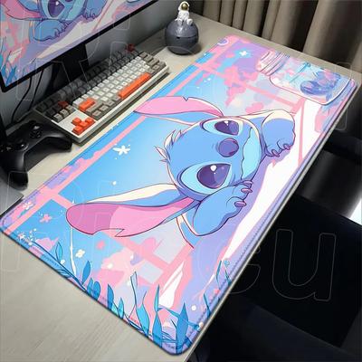 MINISO New Cute Wallpaper Mousepad Kawaii PC Keyboard Mouse Pad Laptop Gaming Accessories XXL Lockeage Non-slip Rubber Desk Mat