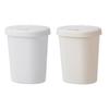 Garbage Can with Lid to Prevent Odor Desktop Trash Bin Small Kitchen Trash Can Easy Open Portable Waste Container