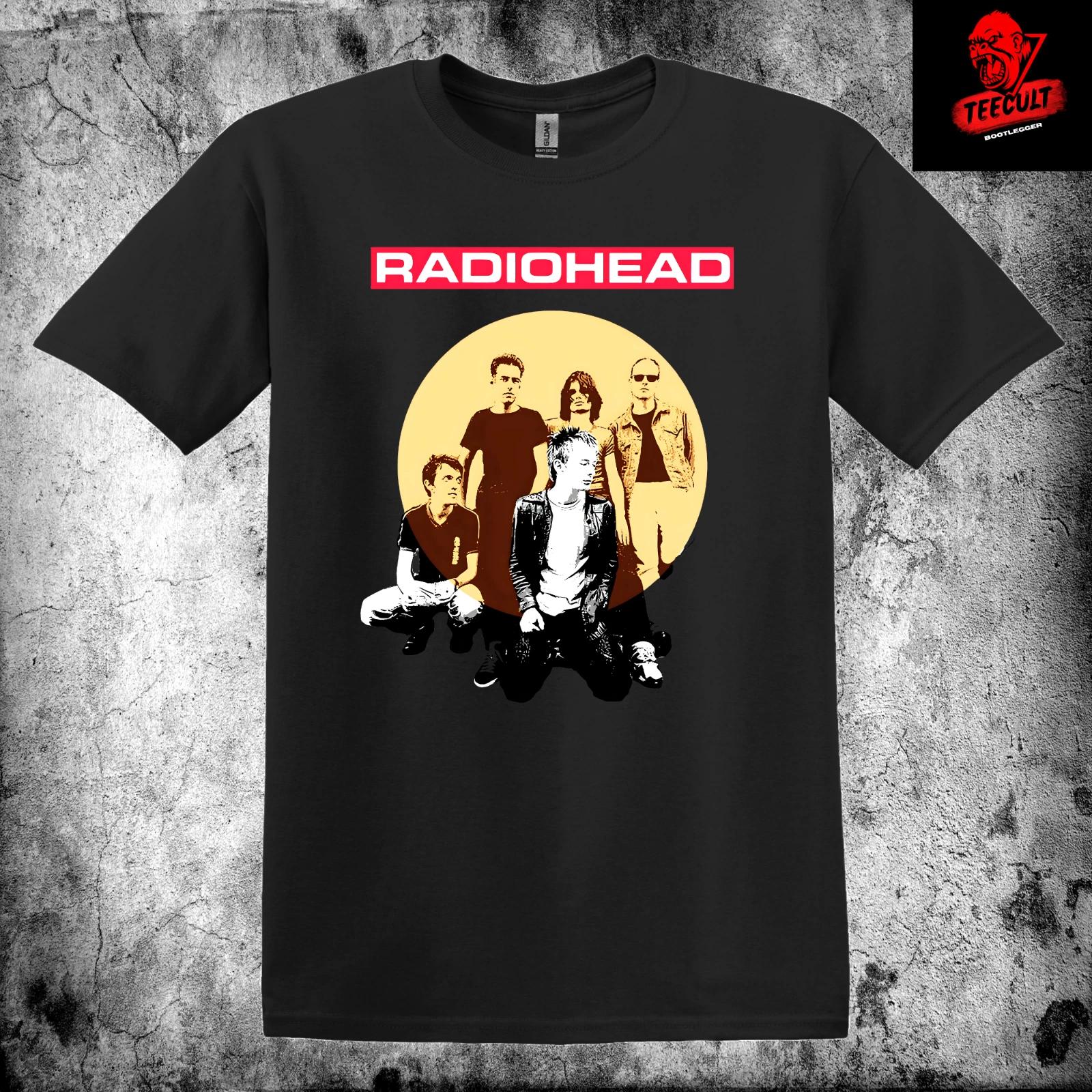 Men s and Women s T-shirts Radiohead Alternative Indie Rock Band Unisex Cotton Premium M