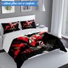 3PCS Spider Bedding Set Duvet Cover Closure Includes 1 Duvet Cover & 2 Pillowcases for All Seasons Bedroom Decor Christmas Fan gifts
