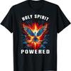 NEW LIMITED Holy Spirit Powered Dove With Fire Christian T Shirt Size S 5XL