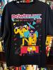 Lebendiges Powerline Stand Out World Tour Grafik Plus Size T-Shirt - Bunt Retro