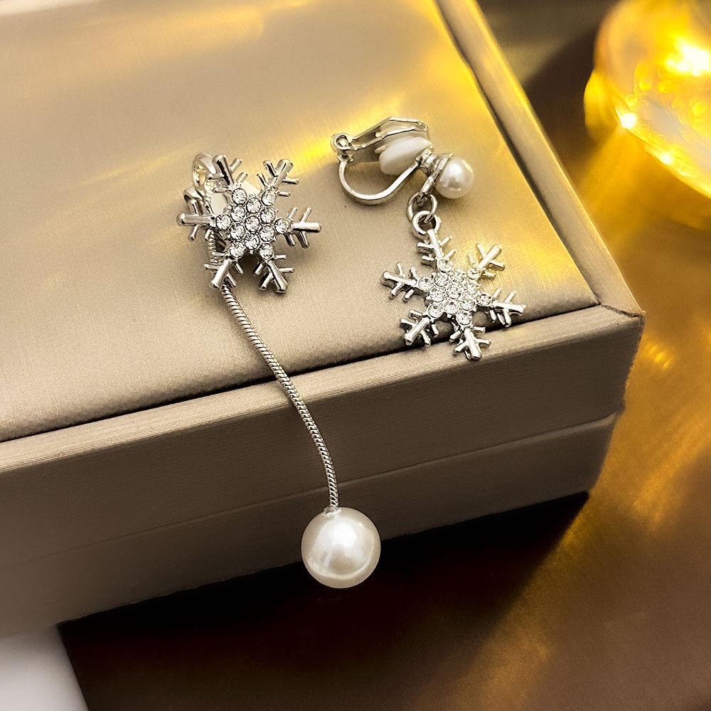 High-End Französische Dreieck Ohrclips ohne Piercing - Damen Einfache, Elegante, Luxuriöse Ohrringe