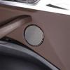 For BMW X3 G01 2018- Soft Carbon Fiber Car Inner Door Horn Trumpet Speaker Decorative Ring Trim Sticker Car Accessories
