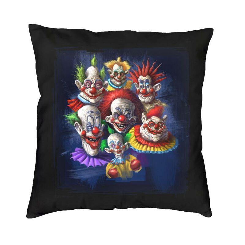 Killer Klowns From Outer Space Funny Horror Movie Cushion Cover 45x45cm Home Decorative Printing Throw Pillow Sofa Double Side