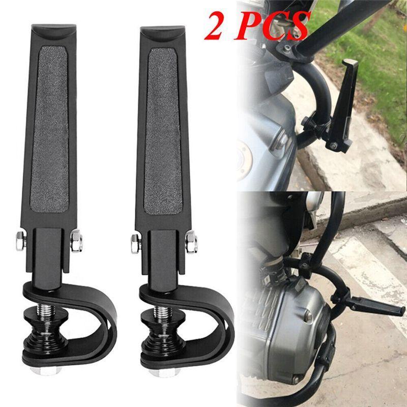 Motorbike Footrest Folding Bumper Footpegs Footpeg Bracket For -Davidson Honda