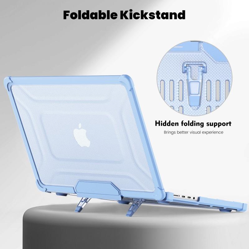 MacBook Pro 14-inch Full-Body Protective Case TPUPC Shockproof Cover Anti-Fingerprint Slim Fit M1 M2 M3
