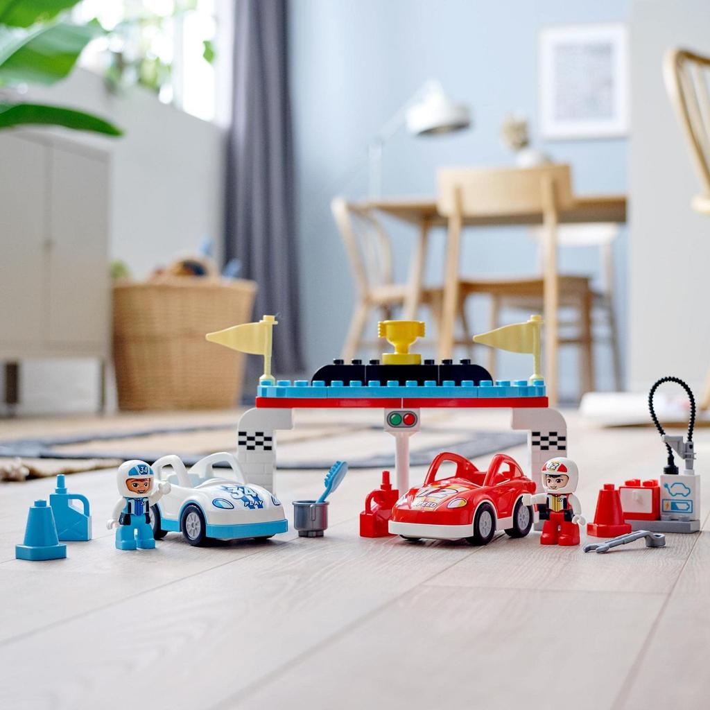 LEGO Duplo Duplo Town Race Car 10947 Toy Racing Car Boys Girls Ages 2+