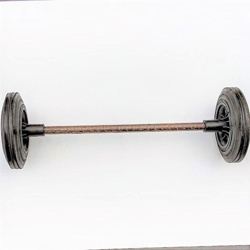 Çöp Arabası İçin Ağır Hizmet Siyah Kauçuk Döner Tekerlek