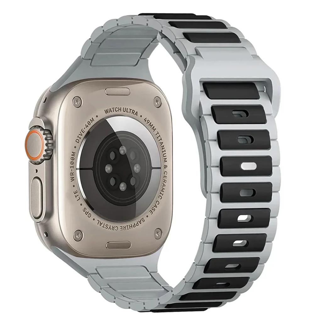 Silicone Strap for Apple Watch 10 Band 46mm 45mm 44mm 49mm 42mm 40mm 38 Correa Bracelet Iwatch Series 9 8 7 6 5 SE Ultra 2 Band