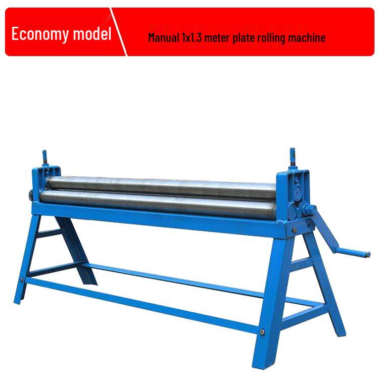 Manual Hand Crank Roll Bender: Compact Cylinder and Plate Bending Machine