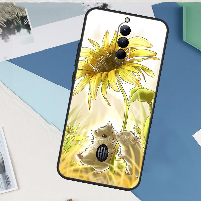Hamster Art For Nubia Red Magic 10 Pro Plus 6 7 6S 7S Pro 5G 6R RedMagic 8S 9S 9 8 Pro Plus Phone Case